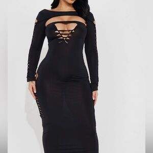 Black maxi dress New with tags